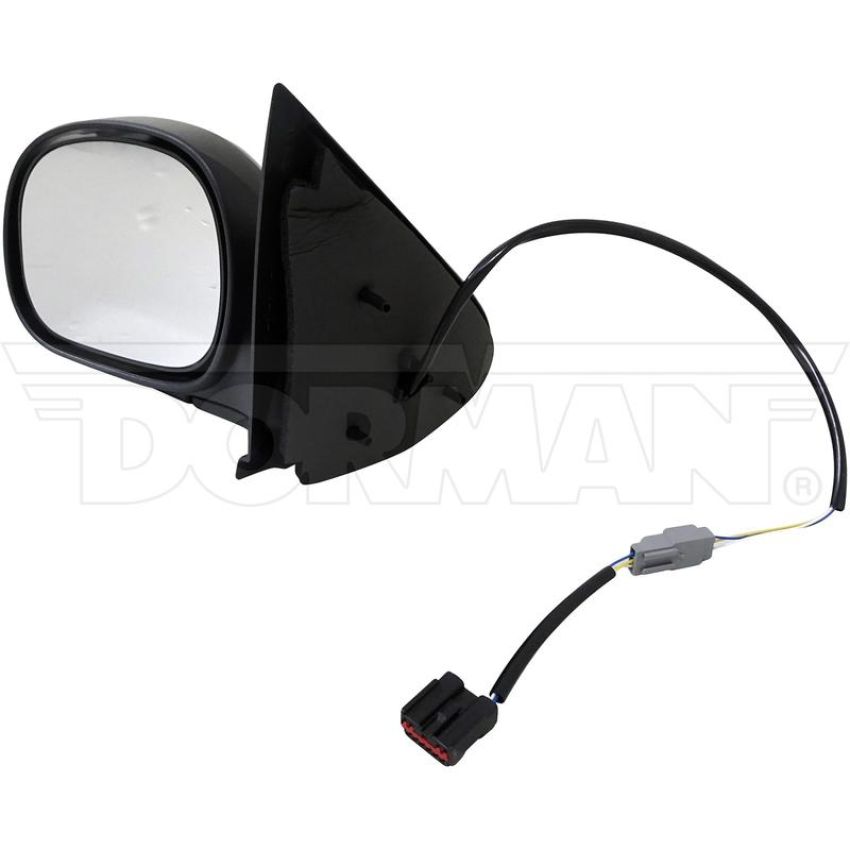 DORMAN 955-345 Side View Mirror - Left, Power, Without Signal, Chrome Cover + Black Base