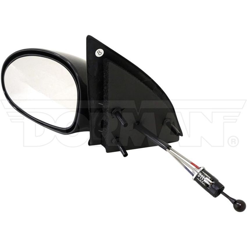 DORMAN 955-401 Side View Mirror - Left, Manual Remote Black