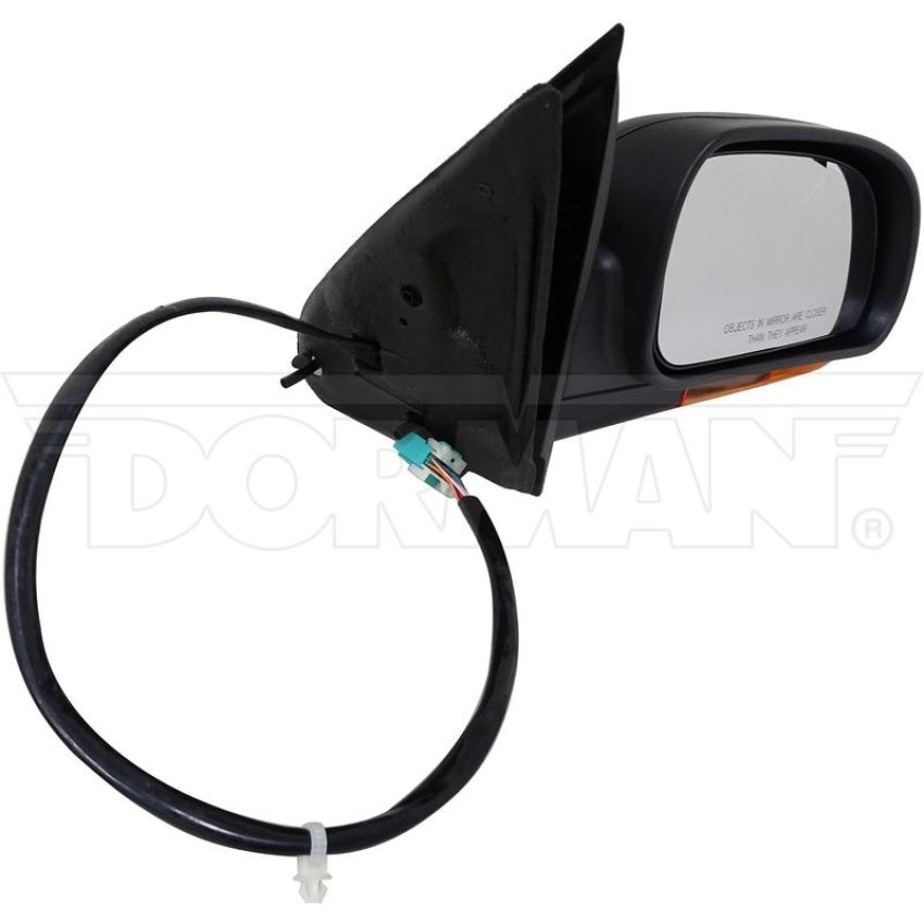 DORMAN 955-825 Side View Mirror Right Power, Manual Folding, with Amber Lens