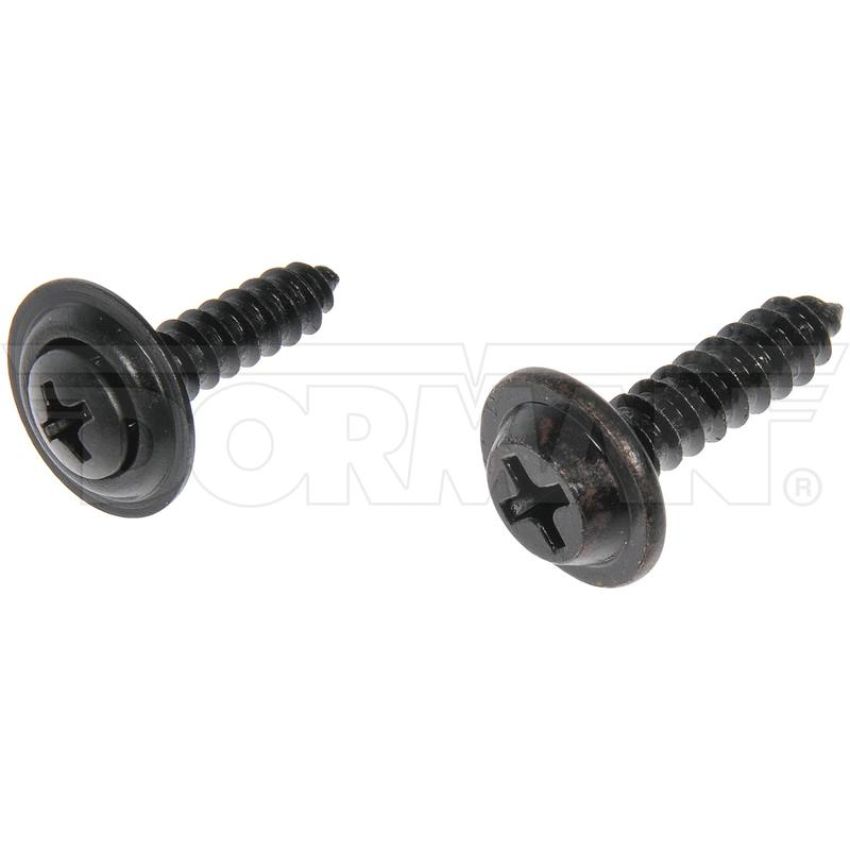 DORMAN 961-021D Trim Screw Assortment - Black - No.8, No.10