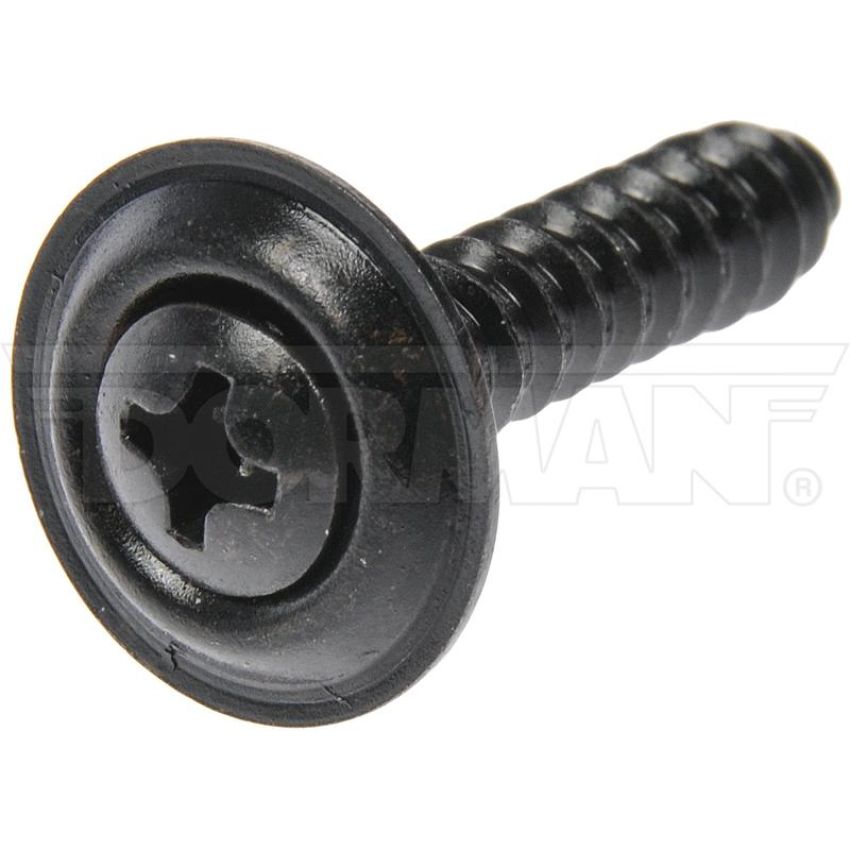 DORMAN 961-201D Trim Screw - Black - No.10-16 X 1 In.