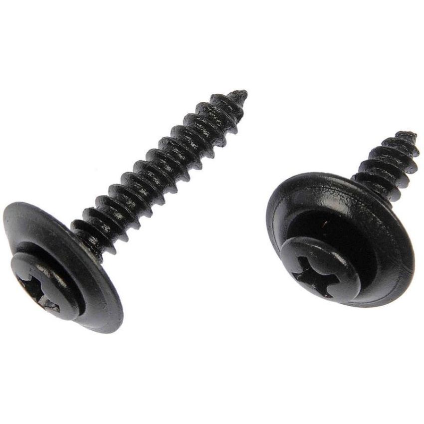 DORMAN 961-205 Trim Screw - Black - No. 8 x 5/8 In., 1 In.