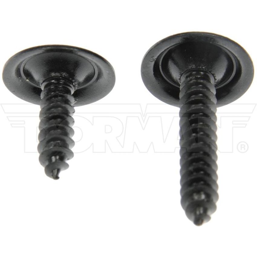 DORMAN 961-205D Trim Screw Assortment - Black - No.8 X 5/8 In., 1 In.