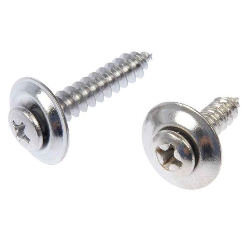 DORMAN 961-230 Trim Screw - Chrome - No. 10 x 3/4 In., 1 In.