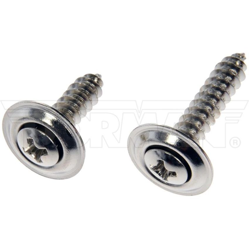DORMAN 961-230D Trim Screw Assortment - Chrome - No.10 X 3/4 In., 1 In.
