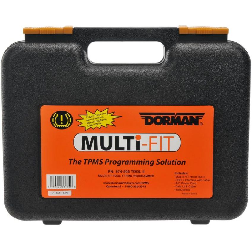 DORMAN 974-505 Multi-Fit Tire Pressure Monitoring System Programmer Tool II Includes Activation
