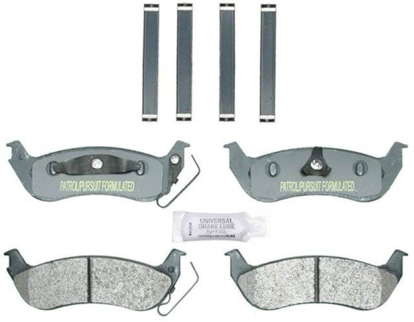 Raybestos ATD932P Raybestos Police Overstock Metallic Brake Pad Set