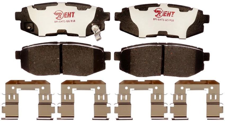 Raybestos EHT1124H Raybestos Element3 Hybrid Brake Pad Set