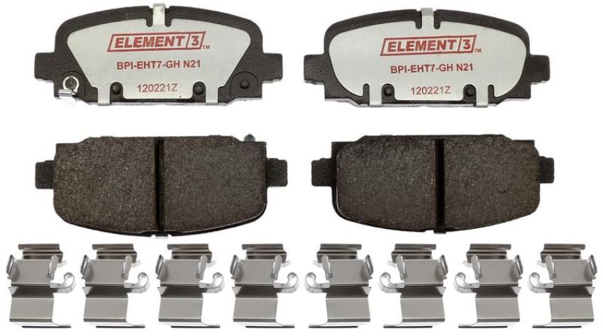 Raybestos EHT2081H Raybestos Element3 Hybrid Brake Pad Set