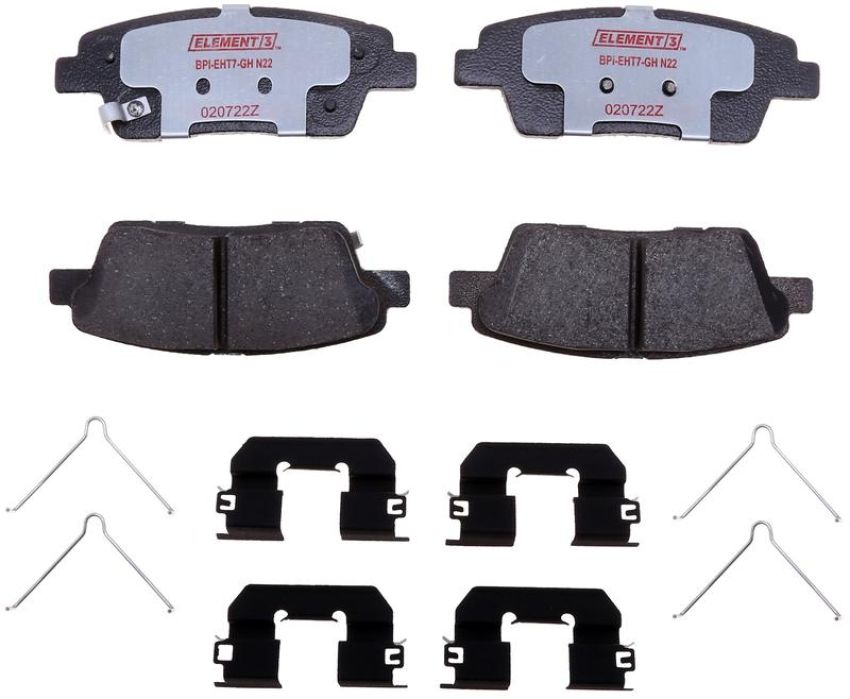 Raybestos EHT2100H Raybestos Element3 Hybrid Brake Pad Set