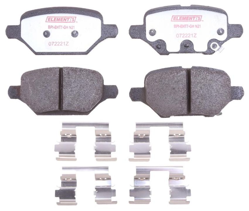 Raybestos EHT2168H Raybestos Element3 Hybrid Brake Pad Set