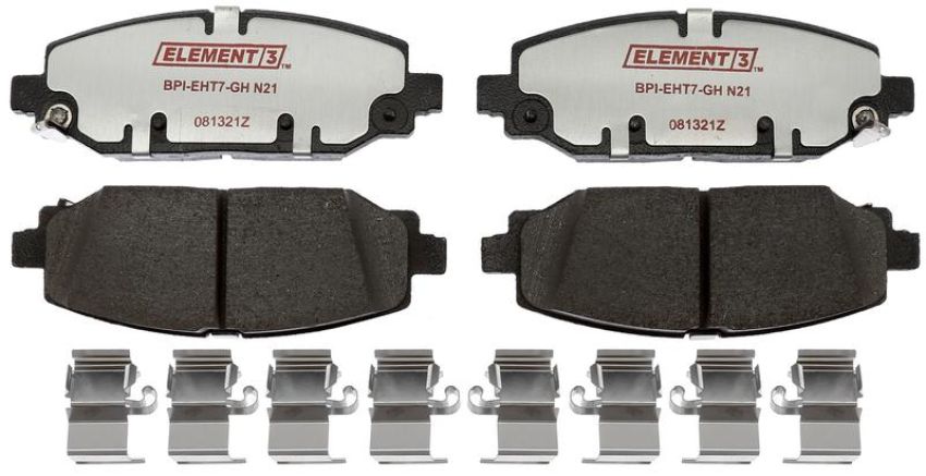 Raybestos EHT2186H Raybestos Element3 Hybrid Brake Pad Set