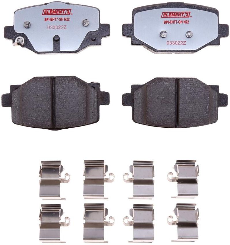 Raybestos EHT2191H Raybestos Element3 Hybrid Brake Pad Set