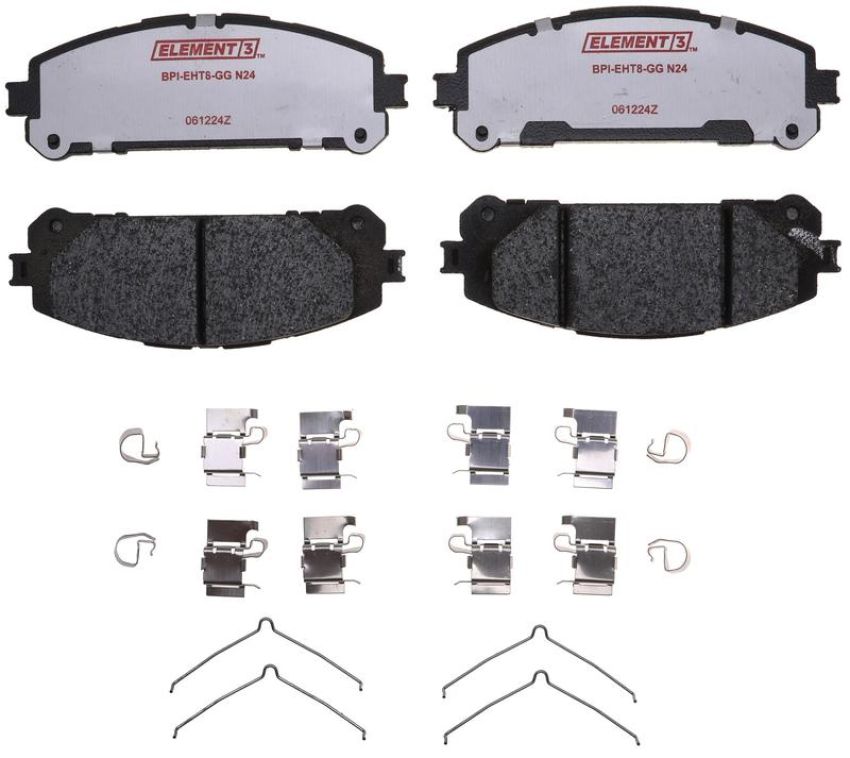 Raybestos EHT2304H Raybestos Element3 Hybrid Brake Pad Set