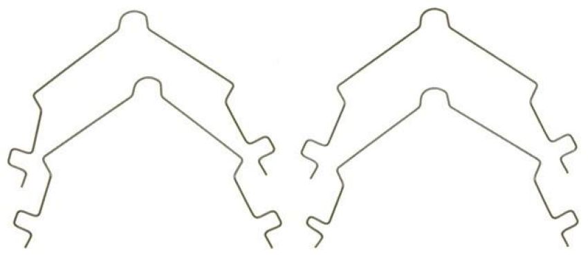 Raybestos H6038 Raybestos R-Line Brake Pad Drag Reduction Clip
