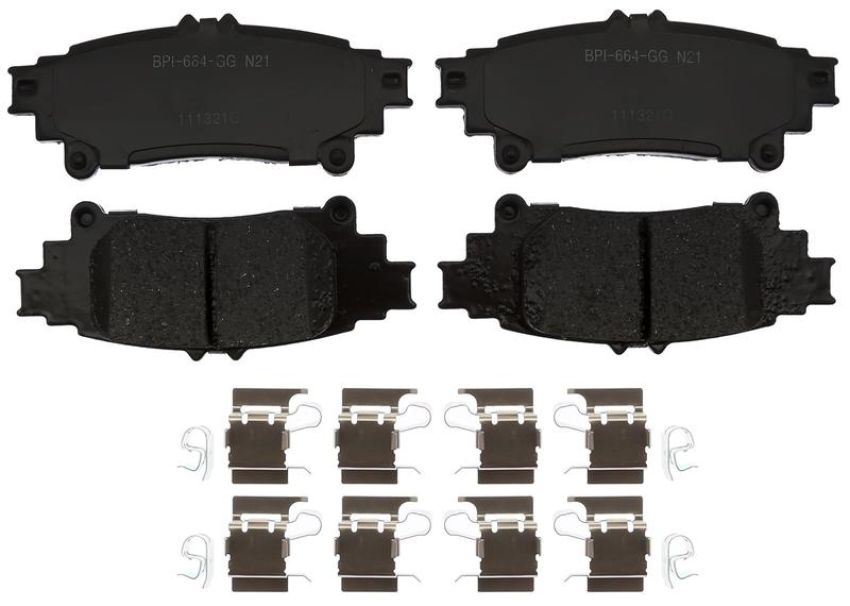 Raybestos MGD1391BCH Raybestos R-Line Ceramic Brake Pad Set