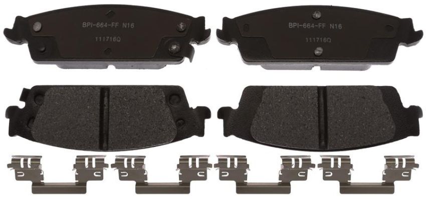 Raybestos MGD1707CH Raybestos R-Line Ceramic Brake Pad Set