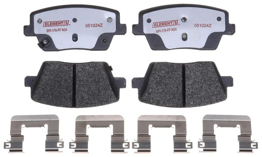 Raybestos PGD2212M Raybestos Element3 Metallic Brake Pad Set