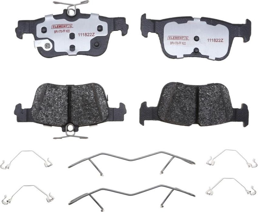 Raybestos PGD2384M Raybestos Element3 Metallic Brake Pad Set