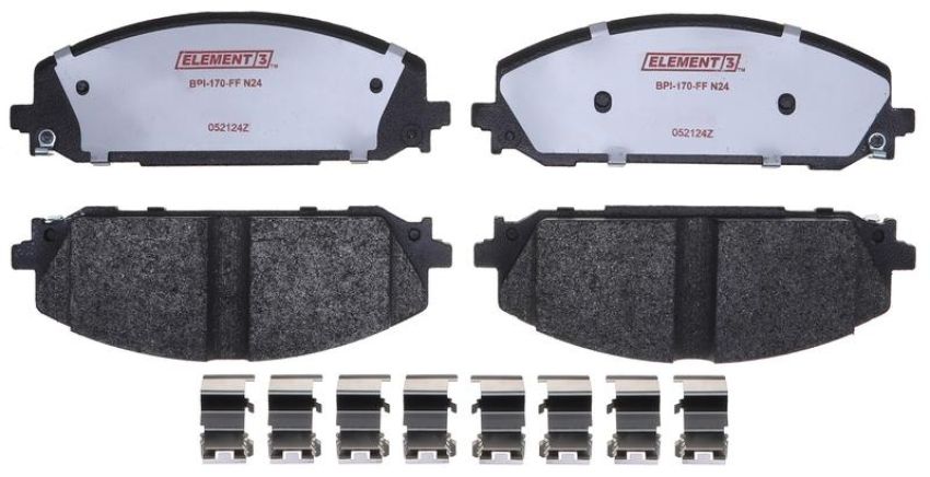 Raybestos PGD2429M Raybestos Element3 Metallic Brake Pad Set