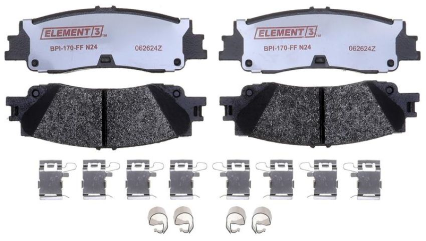 Raybestos PGD2439M Raybestos Element3 Metallic Brake Pad Set
