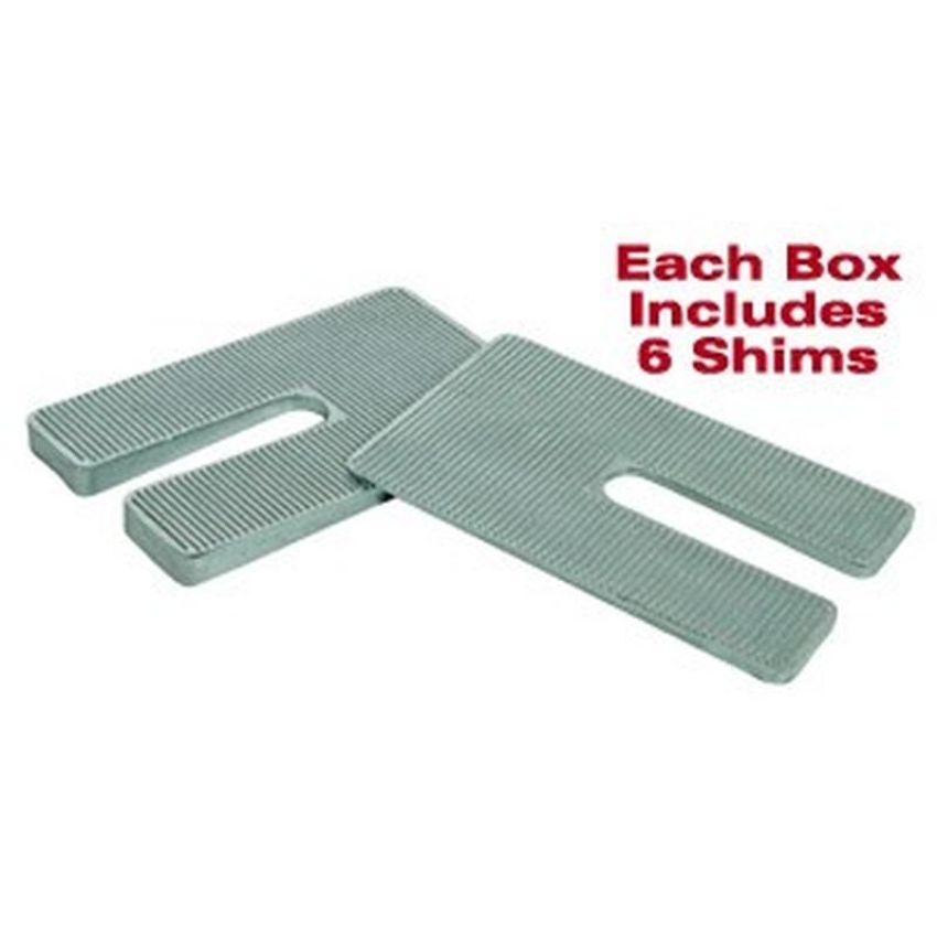 SPECIALTY PRODUCTS COMPANY 10443 ZINC SHIMS 2.5x5x2.5° (6)