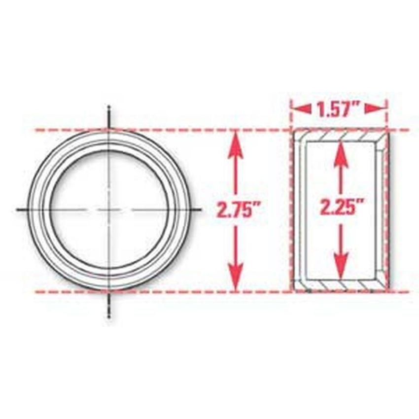 SPECIALTY PRODUCTS COMPANY 15525 WELD-IN RING KIT 2.25