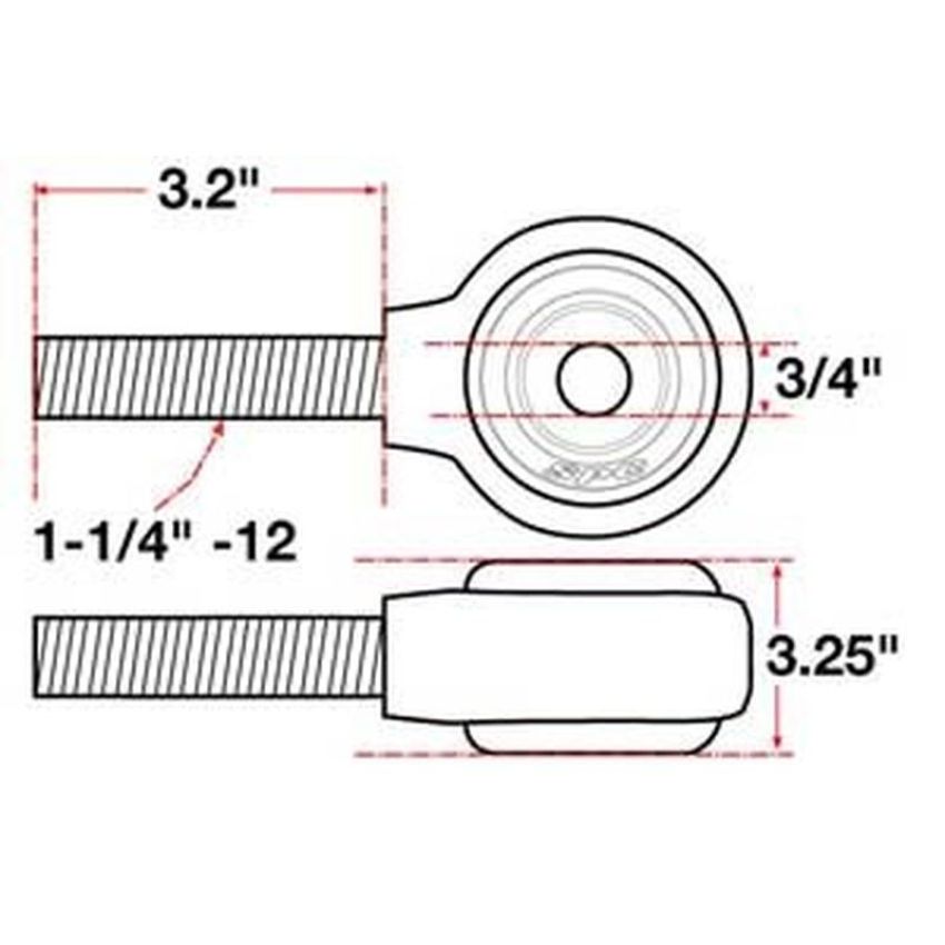 SPECIALTY PRODUCTS COMPANY 15751 XAXIS ROD END BALL JOINT