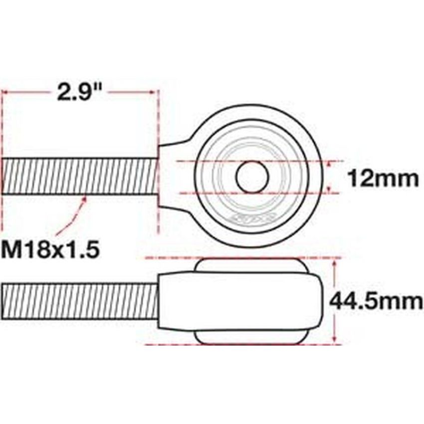 SPECIALTY PRODUCTS COMPANY 15794 XAXIS ROD END BALL JOINT