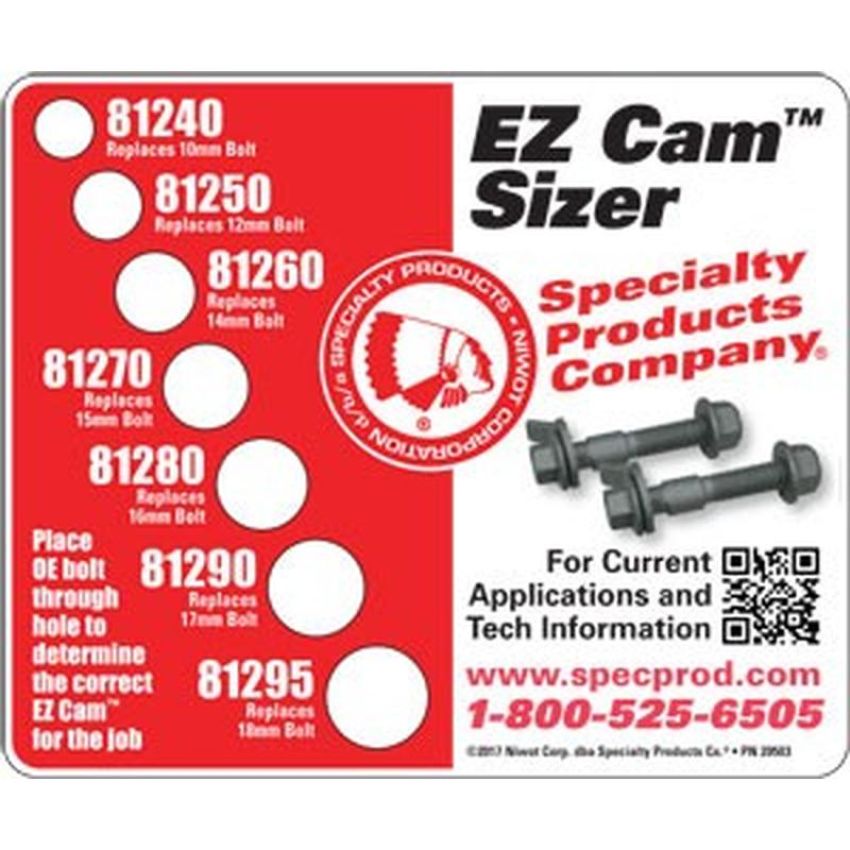 SPECIALTY PRODUCTS COMPANY 20503 EZCAM SIZING MAGNET
