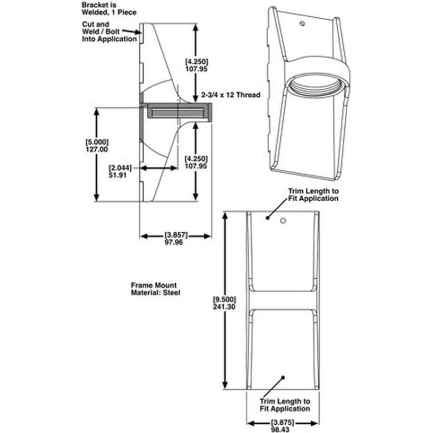 SPECIALTY PRODUCTS COMPANY 25530 JS FRAME SIDEMOUNT ASSY