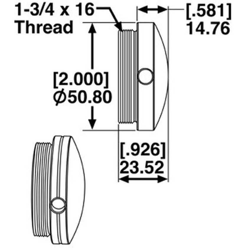 SPECIALTY PRODUCTS COMPANY 25604 JS DOMED FOOT