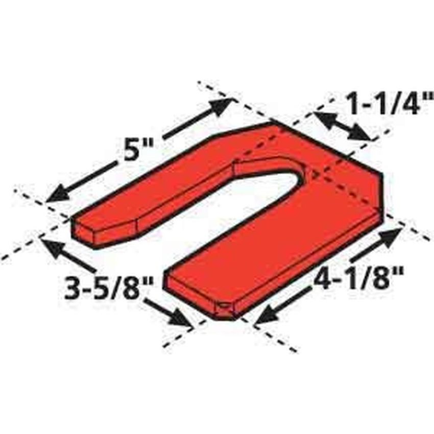 SPECIALTY PRODUCTS COMPANY 36062 PREVOST CASTER SHIMS 1/8