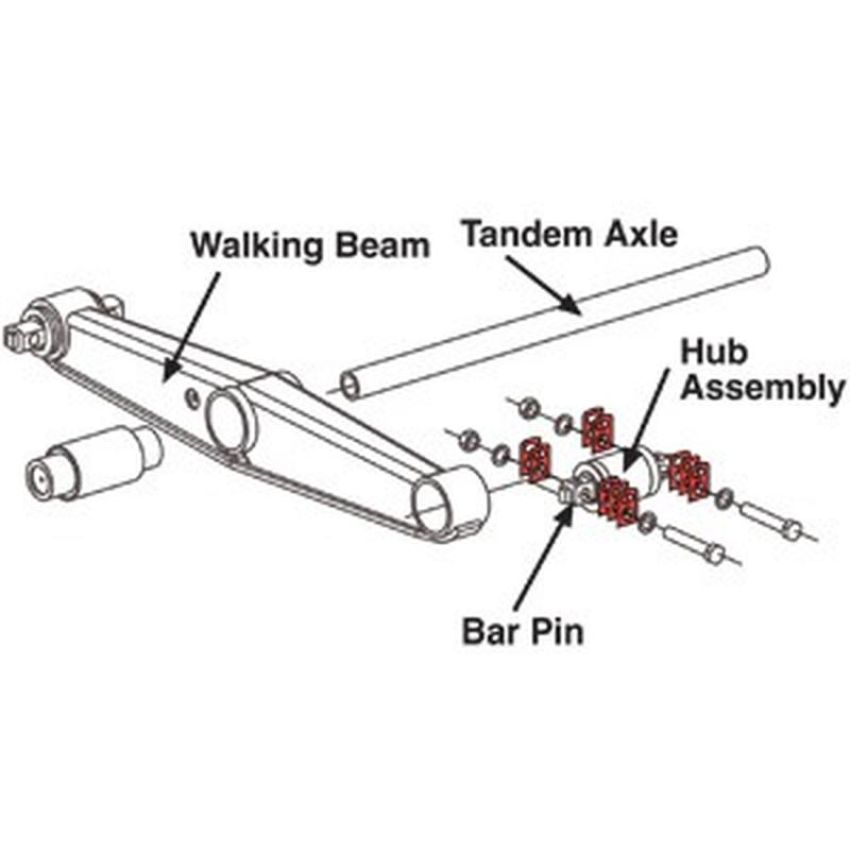 SPECIALTY PRODUCTS COMPANY 36087 HENDRICKSON HD SHIMS (10)