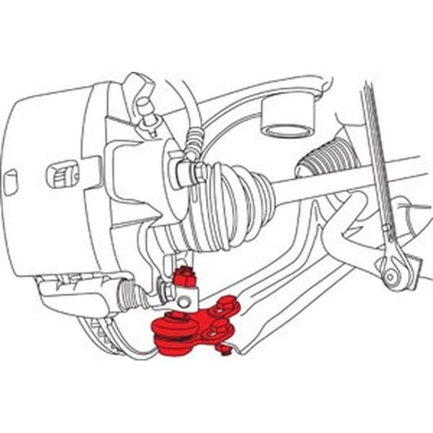 SPECIALTY PRODUCTS COMPANY 67382 ADJUSTABLE LOWER BALL JOINT EA