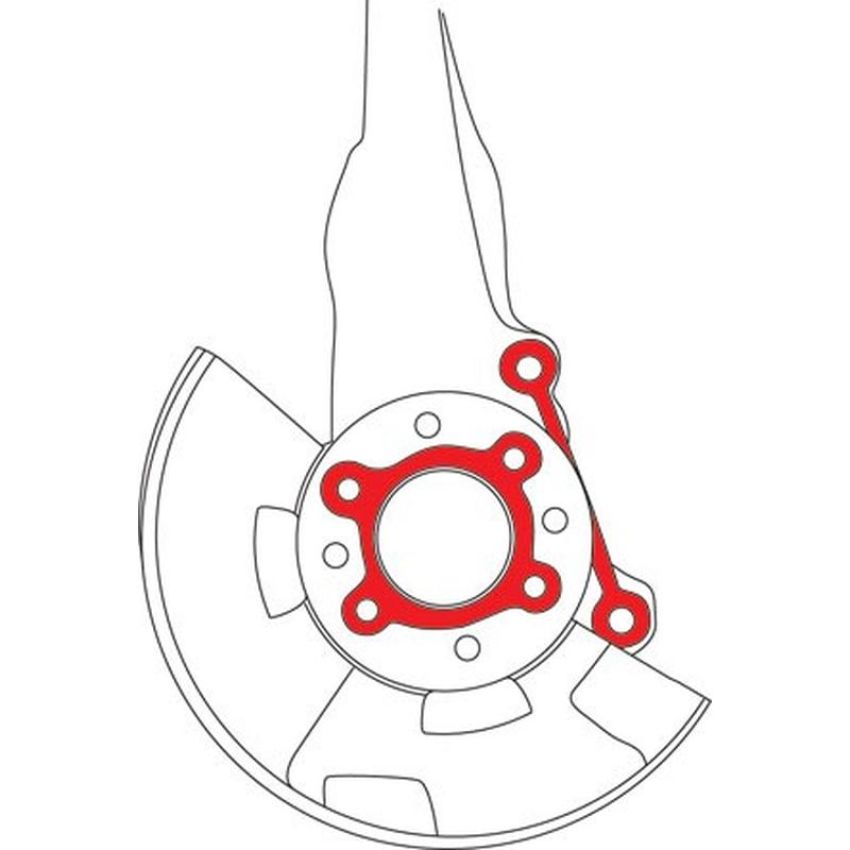 SPECIALTY PRODUCTS COMPANY 71935 GENESIS FR CAMBER SHIM ±1.25°