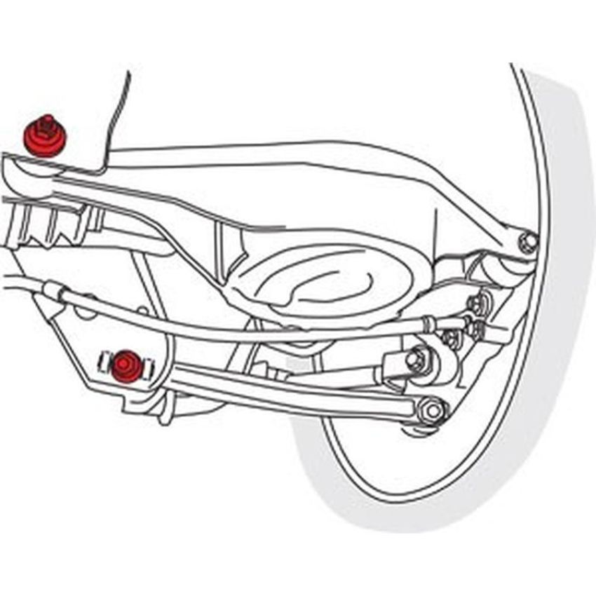 SPECIALTY PRODUCTS COMPANY 72055 350Z REAR CAMBER/TOE ADJ KIT
