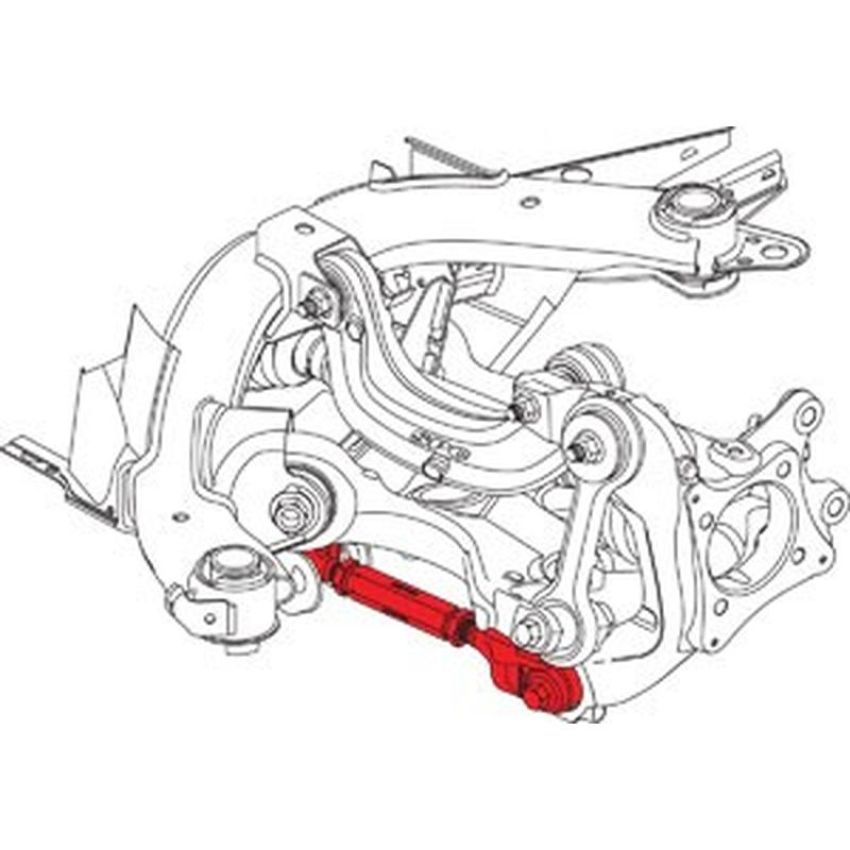 SPECIALTY PRODUCTS COMPANY 72380 MUSTANG TOE CONTROL ARM (EA)