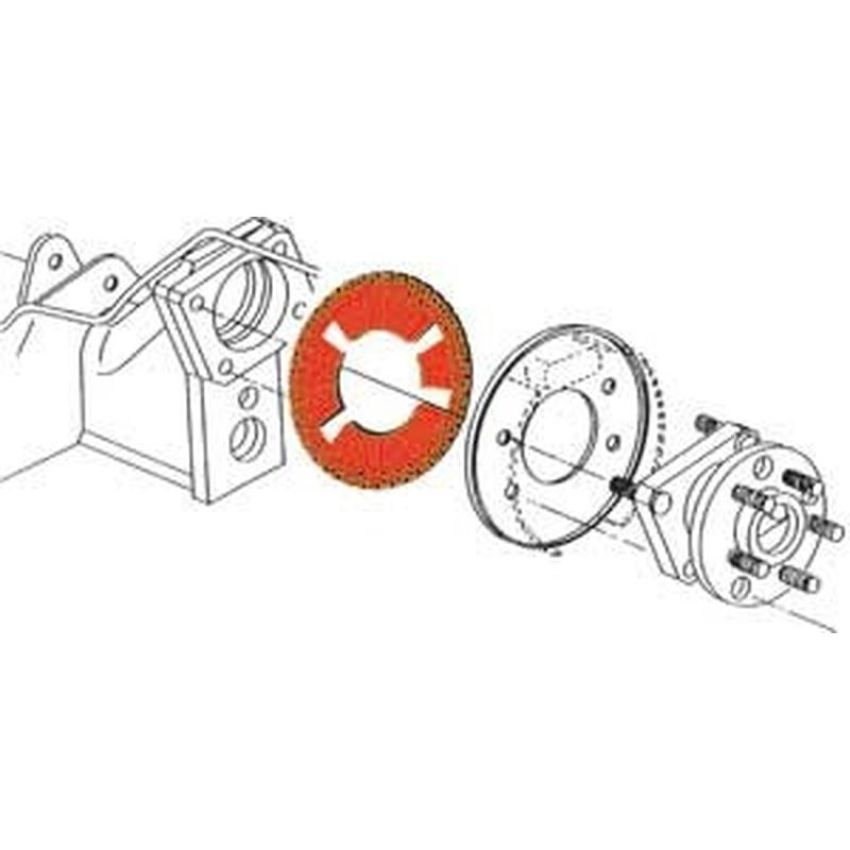 SPECIALTY PRODUCTS COMPANY 75800 DUAL ANGLE SHIM (RED)