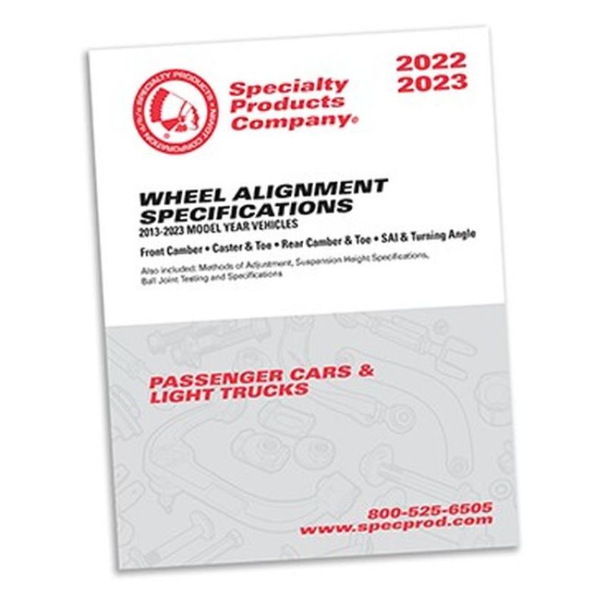 SPECIALTY PRODUCTS COMPANY 82022 Specifications Book