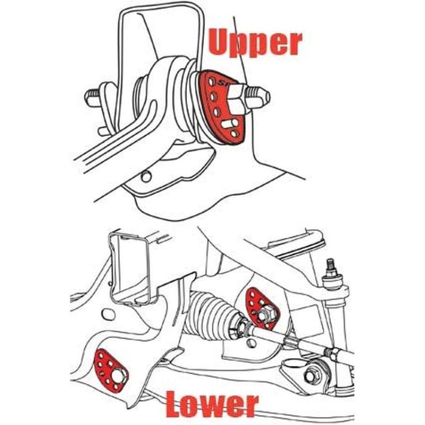 SPECIALTY PRODUCTS COMPANY 86321 GM TRUCK LOCK PLATES(PR)