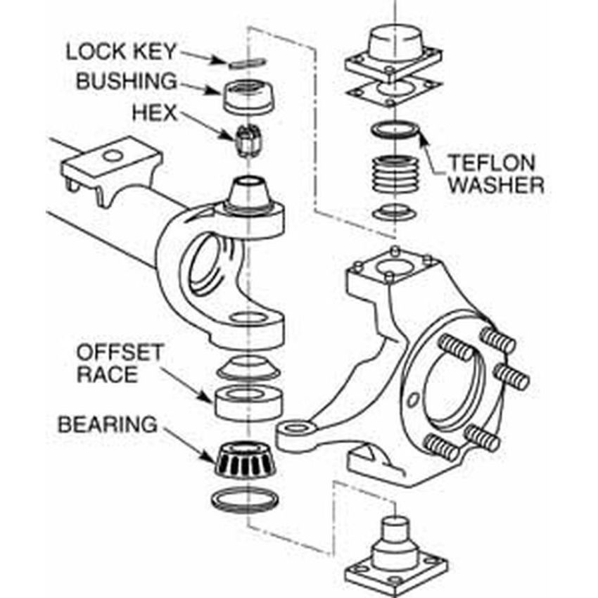 SPECIALTY PRODUCTS COMPANY 88940 DANA 60 ADJ 1°