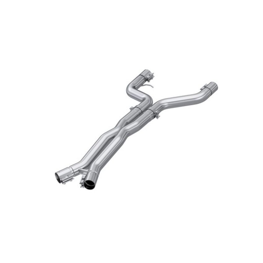 MBRP Exhaust S4501304 3in. X-Pipe; Resonator Bypass; T304