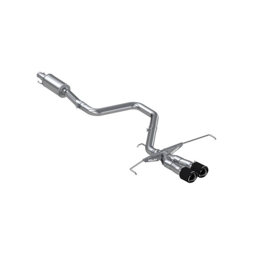MBRP Exhaust S47053CF 3in. Cat-Back; Dual Split Center Rear Exit; T304; CF Tips