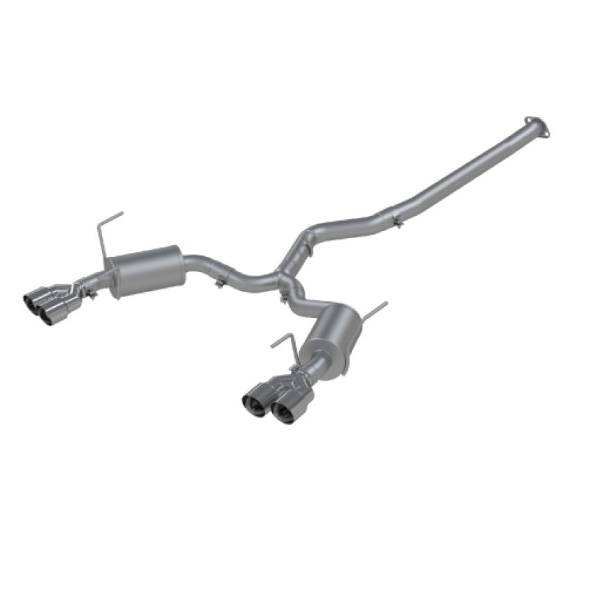 MBRP Exhaust S4800304 3in. Cat-Back; Dual Split Rear Exit; Street Version; T304