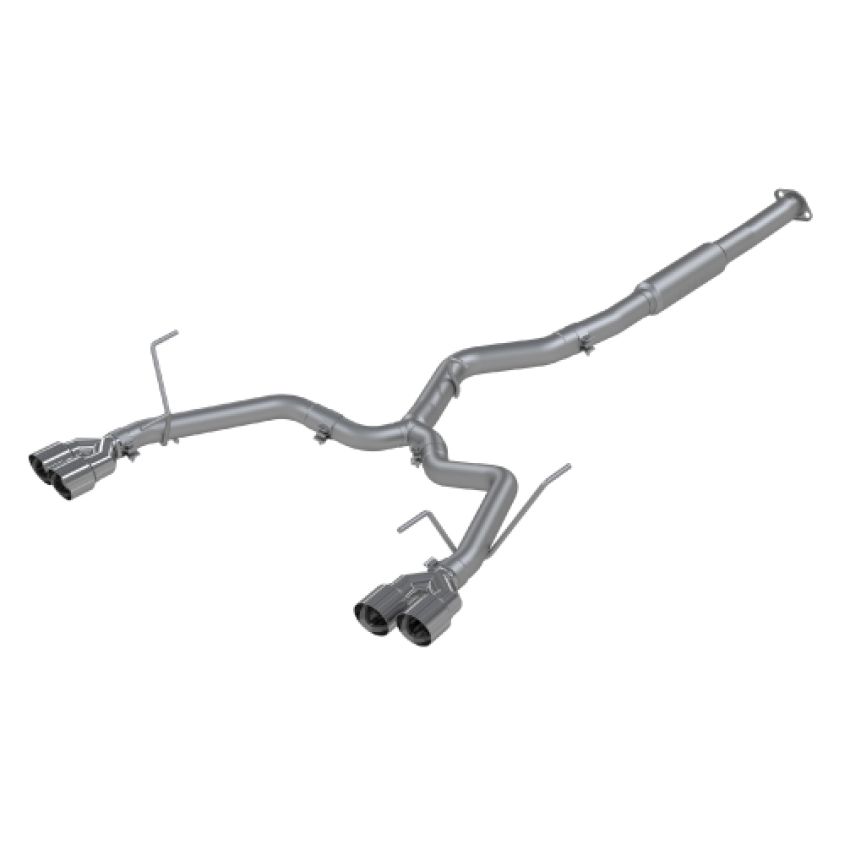MBRP Exhaust S4802304 3in. Cat-Back; Dual Split Rear Exit; Race Version; T304