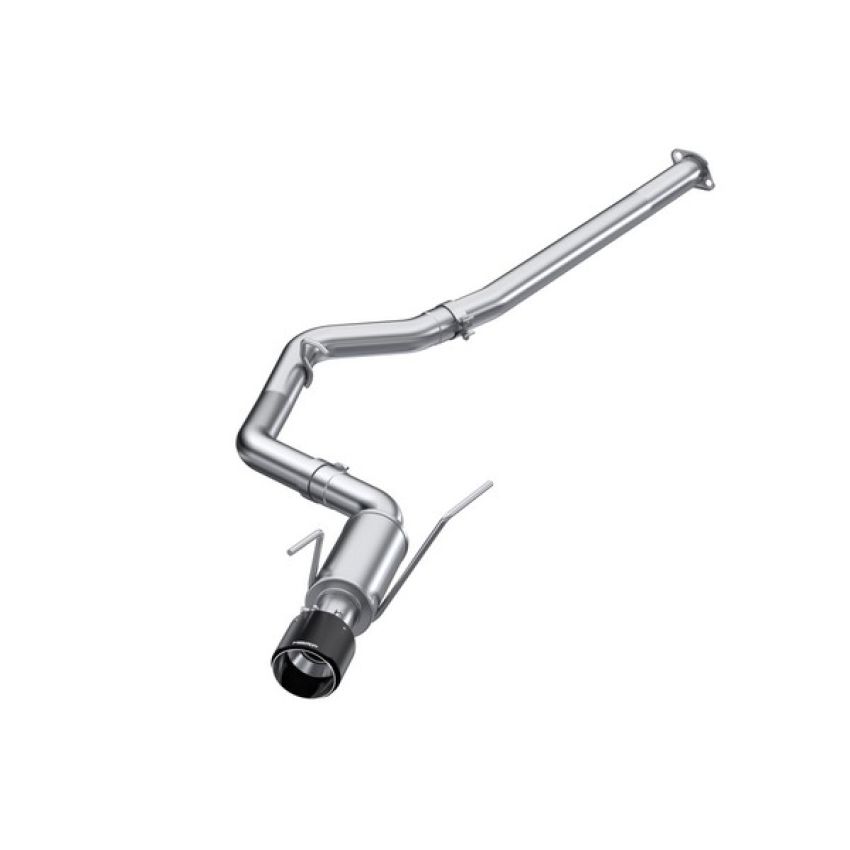 MBRP Exhaust S48033CF 3in. Cat-Back; Single Rear Exit; T304 with CF Tip