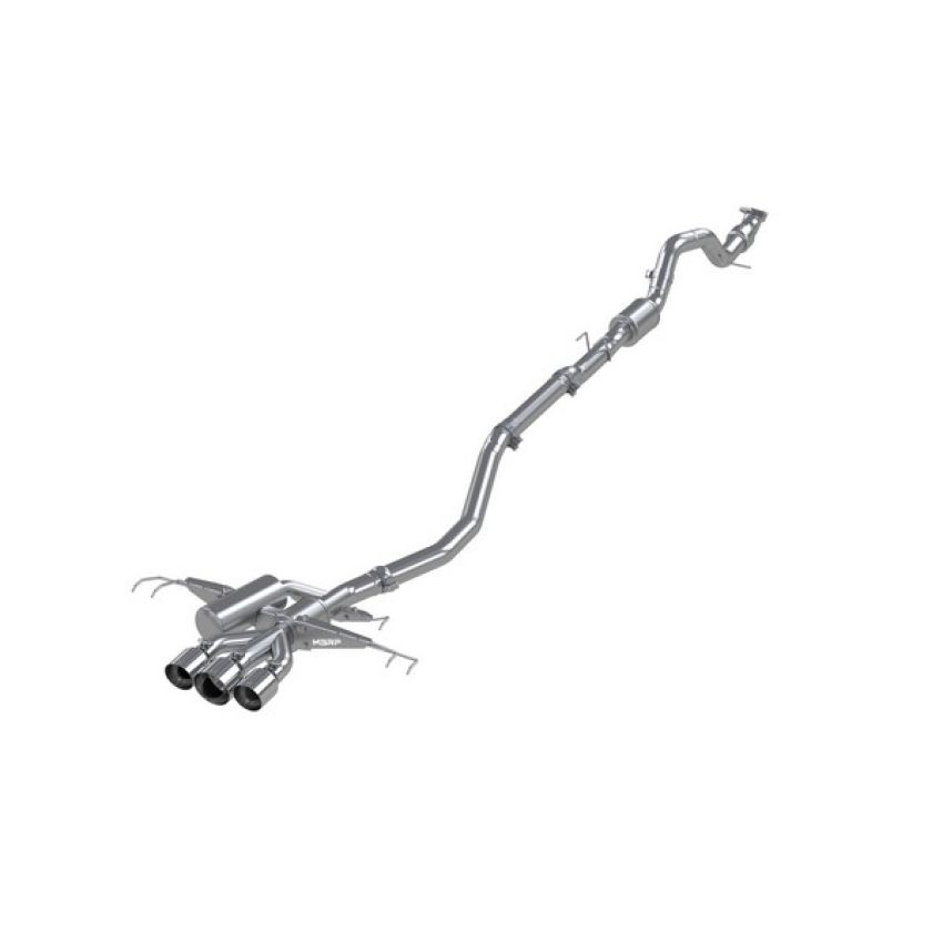 MBRP Exhaust S4901304 3in. Cat-Back; Triple Centre Rear Exit; T304