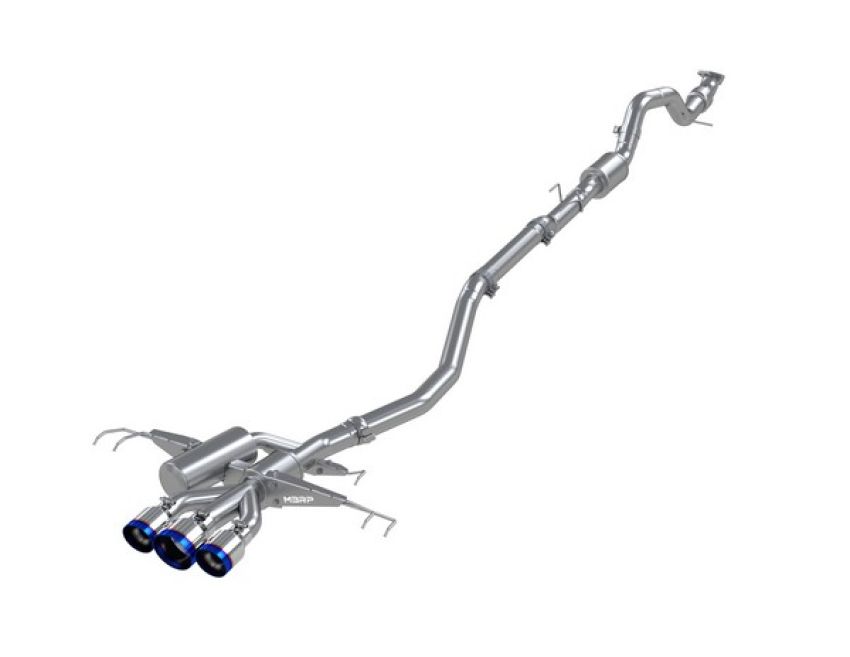 MBRP Exhaust S49013BE 3in. Cat-Back; Triple Centre Rear Exit; T304; BE