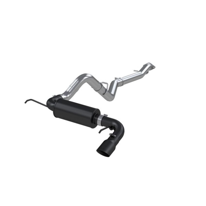 MBRP Exhaust S5235BLK 3in. Cat-Back; Single Rear Exit; BLK